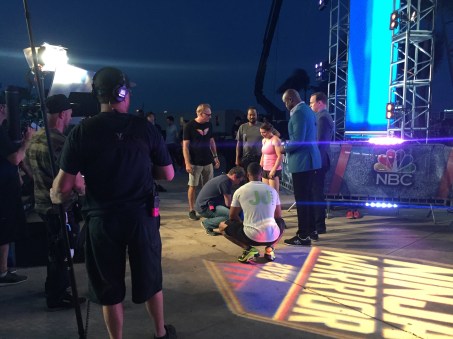 29 Filming a promo after lunch